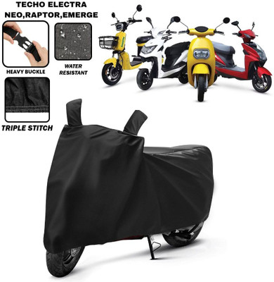 SRP PRODUCT Waterproof Two Wheeler Cover for Techo Electra(Electra, Black)