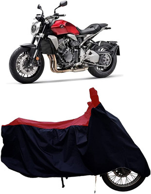 KEDIT Two Wheeler Cover for Honda(CB1000R, Red, Black)