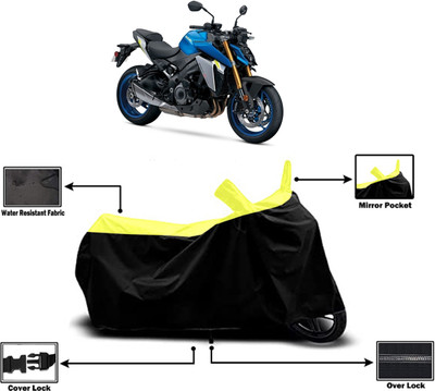 Amexride Two Wheeler Cover for Suzuki(GSX S1000, Yellow)