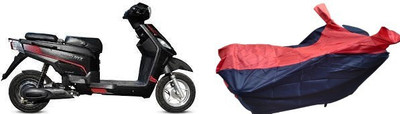 malti Two Wheeler Cover for Hero Electric(Electric NYX HS500 ER BS6, Red, Blue)