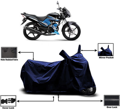 Amexride Two Wheeler Cover for Yamaha(SS 125, Blue)