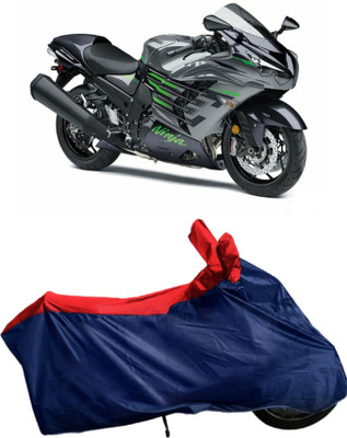 APNEK Waterproof Two Wheeler Cover for Kawasaki(Ninja ZX-6R, Blue, Red)