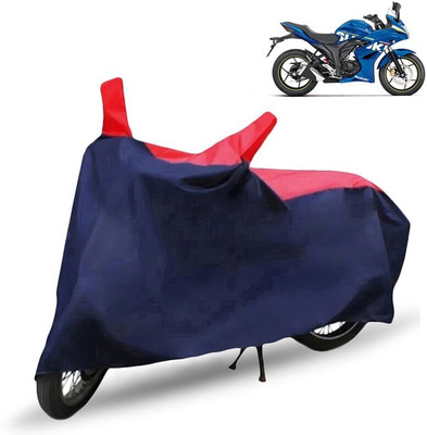 Mdstar Waterproof Two Wheeler Cover for Suzuki(Gixxer SF, Red, Blue)