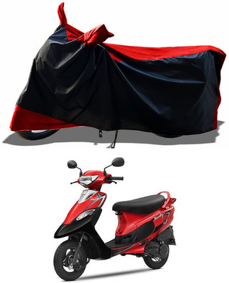 AESTRYD Two Wheeler Cover for TVS(Pep+ BS6, Red)