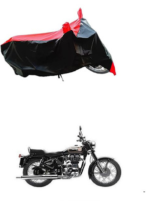 VESMEI Two Wheeler Cover for Royal Enfield(Standardv BS6, Red)