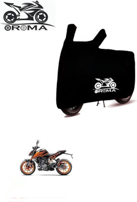 Oroma Waterproof Two Wheeler Cover for KTM(200 Duke, Black)