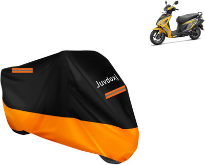Juvdoxj Waterproof Two Wheeler Cover for Hero(Motocorp Maestro Electric, Orange)