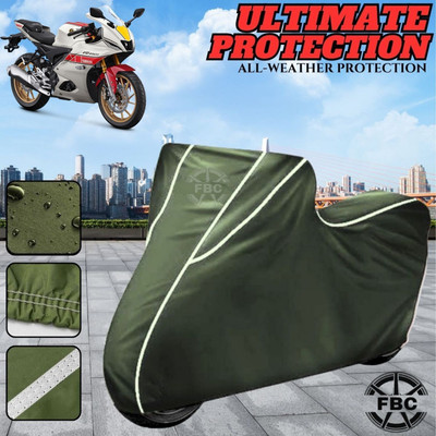 OliverX Waterproof Two Wheeler Cover for Yamaha(R15, Green)