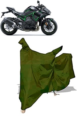 Amexride Two Wheeler Cover for Kawasaki(ZH2 BS6, Maroon)