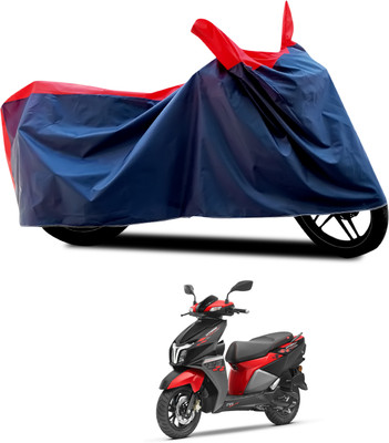 GOSHIV-car and bike accessories Waterproof Two Wheeler Cover for TVS(Ntorq 125, Black, Red)