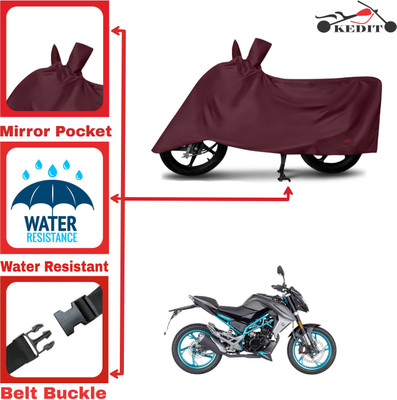 AASHTIK MART Two Wheeler Cover for 22Motors(150NK, Maroon)