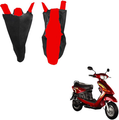 RiderShine Waterproof Two Wheeler Cover for Indus(Yo Spark, Black, Red)