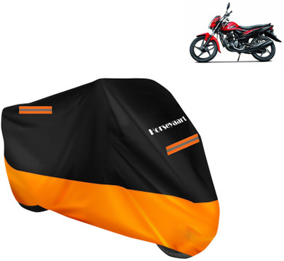 Horseyaart Waterproof Two Wheeler Cover for Suzuki(Hayate, Orange)