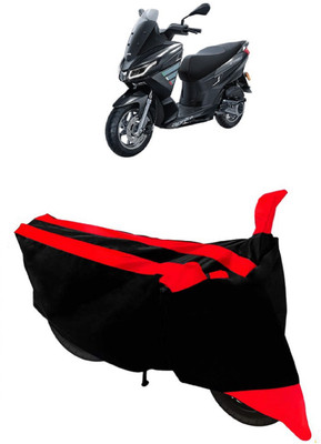 ABORDABLE Two Wheeler Cover for Aprilia(SXL 125 BS6, Black, Red)