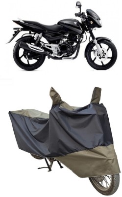 HEMSKAR Waterproof Two Wheeler Cover for Bajaj(Pulsar 180 DTS-i, Black, Green)