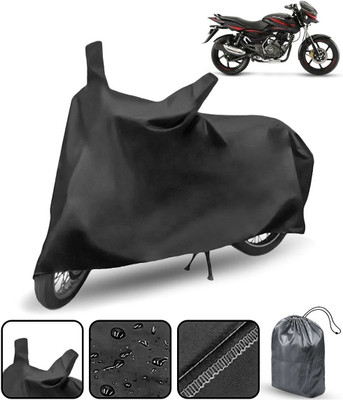 Varnwal E Commerce Waterproof Two Wheeler Cover for Bajaj(Pulsar 150, Black)