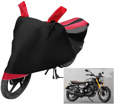 Auto Hub Two Wheeler Cover for TVS(Red)