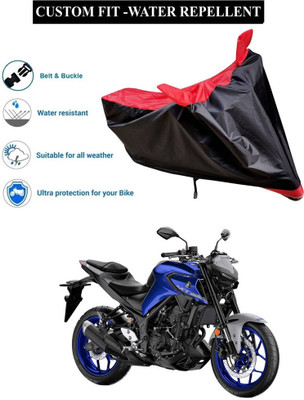 PAGORA Waterproof Two Wheeler Cover for Yamaha(MT 03, Red)
