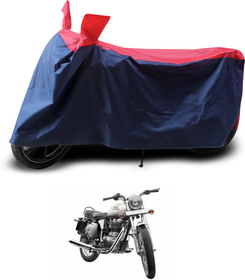 PAGORA Waterproof Two Wheeler Cover for Royal Enfield(Bullet 350, Red, Black)