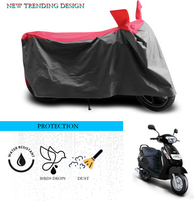 ANTHUB Waterproof Two Wheeler Cover for Mahindra(Duro DZ, Grey, Red)
