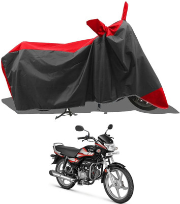 KEDIT Two Wheeler Cover for Hero(HF Deluxe BS6, Red)
