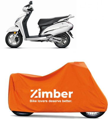 THE REAL ARV Two Wheeler Cover for Honda(Activa 4G, Orange)