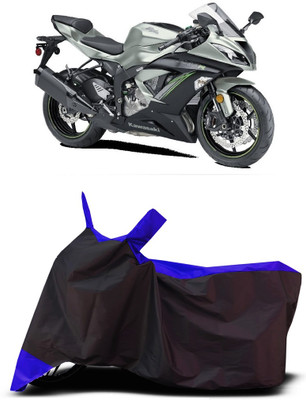 VESMEI Two Wheeler Cover for Kawasaki(Ninja ZX-6R BS6, Blue)