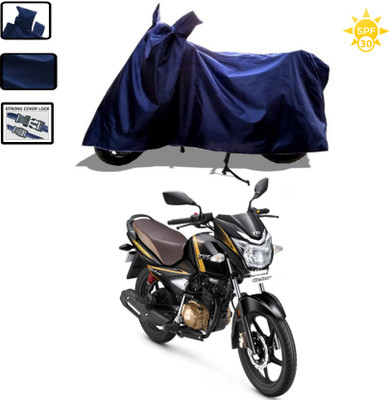 WMIZEXA Waterproof Two Wheeler Cover for TVS(Victor, Blue)