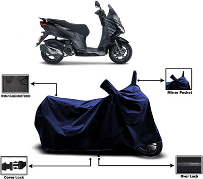 Amexride Two Wheeler Cover for Aprilia(SXR 160 BS6, Blue)