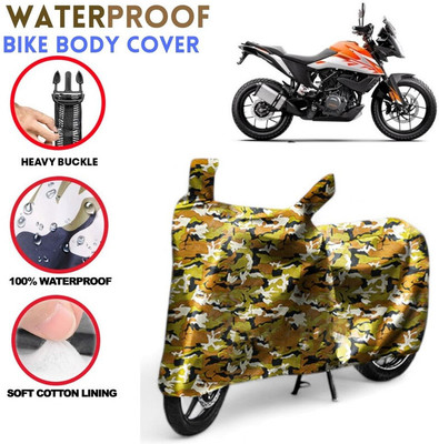 kerwa Waterproof Two Wheeler Cover for KTM(390 Adventure, Multicolor)