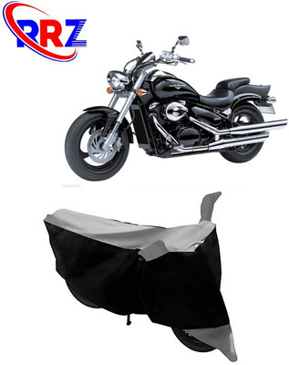 RRZ Waterproof Two Wheeler Cover for Suzuki(Intruder M800, Black, Grey)
