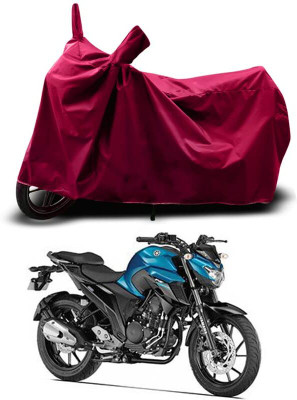 KEDIT Two Wheeler Cover for Yamaha(FZ 25, Maroon)