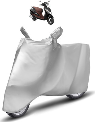 Caronix Two Wheeler Cover for Hero(Destini 125, Silver)