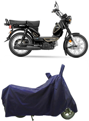 Coxtor Waterproof Two Wheeler Cover for TVS(Heavy Duty Super XL, Blue)