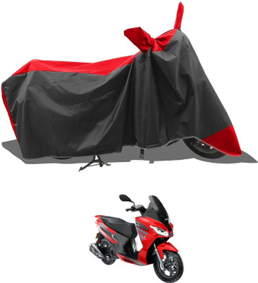 KEDIT Two Wheeler Cover for Aprilia(Red, Black)
