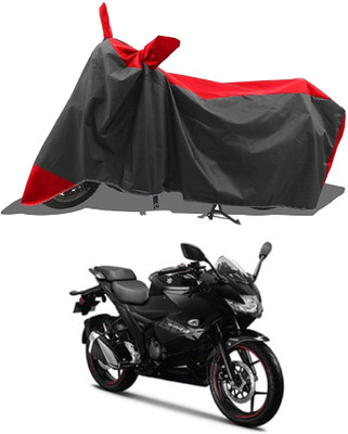SPECTUS Two Wheeler Cover for Suzuki(Gixxer SF 150, Red)