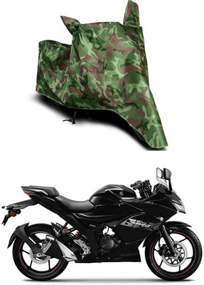 Mdstar Waterproof Two Wheeler Cover for Suzuki(Gixxer SF, Multicolor)