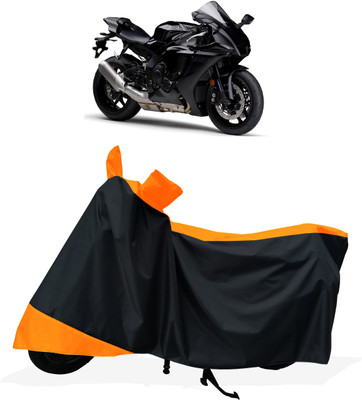 Tricway Two Wheeler Cover for Yamaha(YZF R1, Orange)