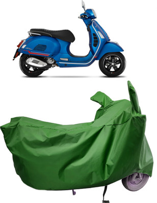Amexride Two Wheeler Cover for Vespa(GTS Super 300 BS6, Maroon)