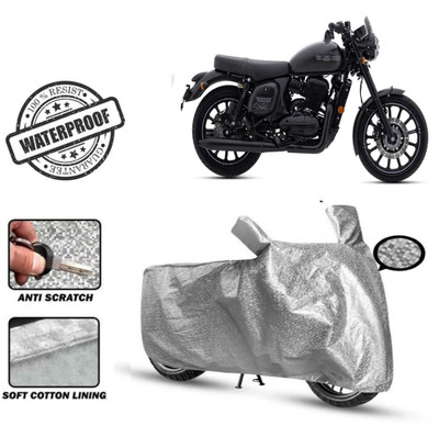 Autoinnovation Waterproof Two Wheeler Cover for JAWA(42, Silver)
