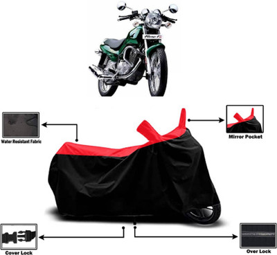 KEDIT Two Wheeler Cover for TVS(Fiero FX, Red)
