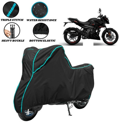 Grizzly Two Wheeler Cover for Bajaj(Pulsar N160, Black)