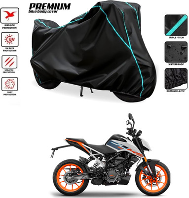 SThanaveX Waterproof Two Wheeler Cover for KTM(125 Duke, Black)