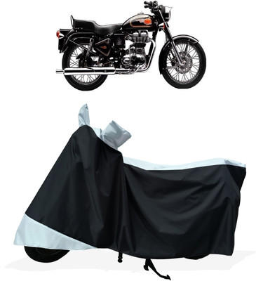 Tricway Two Wheeler Cover for Royal Enfield(Bullet 350 Twinspark, White)