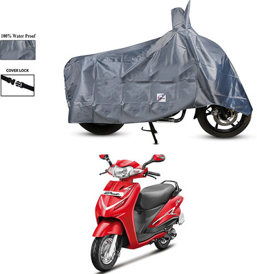 EGAL Waterproof Two Wheeler Cover for Hero(Duet VX 110CC BS6, Grey)