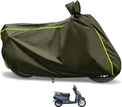 Euro Care Waterproof Two Wheeler Cover for Honda(Activa 3G, Green)