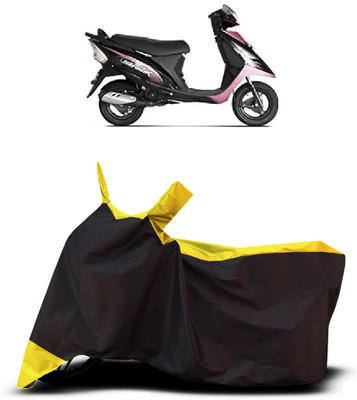 VESMEI Two Wheeler Cover for TVS(Scooty Streak, Yellow)