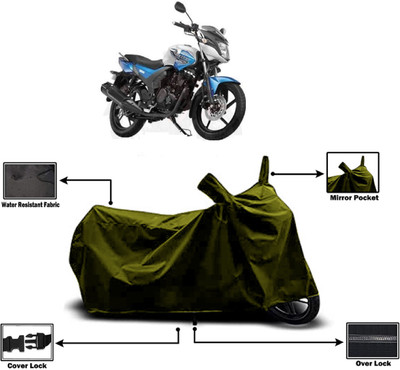 Amexride Two Wheeler Cover for Yamaha(SZ-RR V, Green)