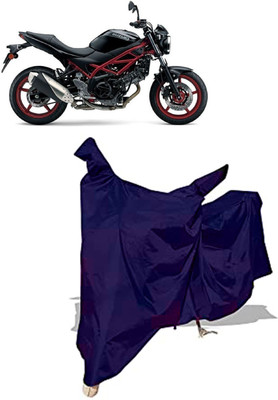 Amexride Two Wheeler Cover for Suzuki(SV650 BS6, Blue)