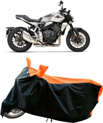 DeepShakshi AUTOMOTIVE Waterproof Two Wheeler Cover for Honda(CB1000R, Orange)
